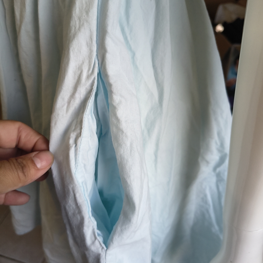Blue Rain Light Blue Mini Dress - Picture 4 of 7